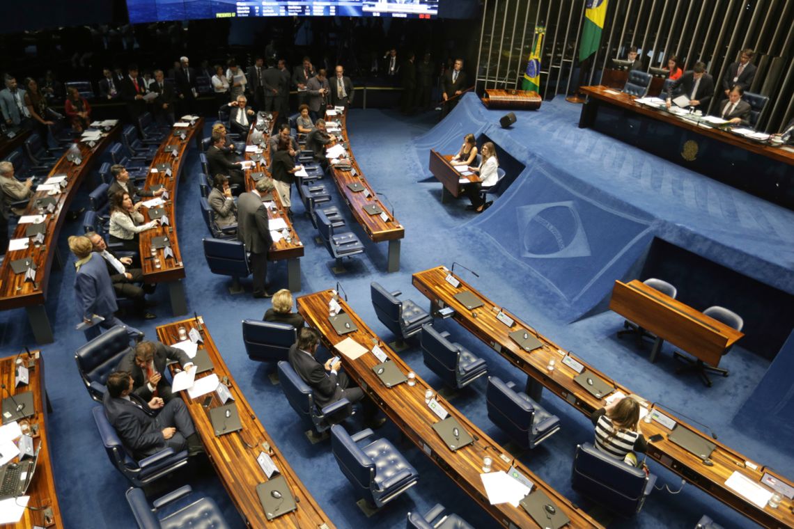 Fabio Rodrigues Pozzebom/Agência Brasil Brasília - Plenário do Senado aprovou projeto que cria o Plano Nacional de Enfrentamento ao Homicídio de Jovens com metas de redução da violência (Fabio Rodrigues Pozzebom/Agência Brasil)