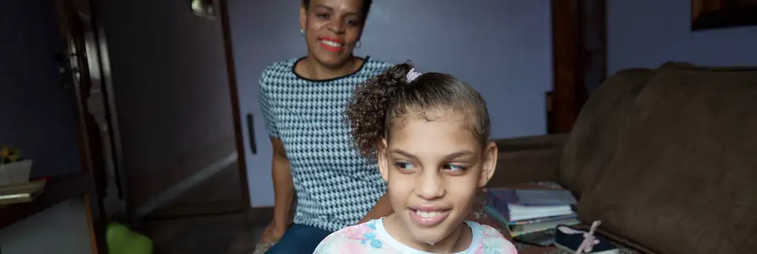 Beatriz e Elaine: microcefalia