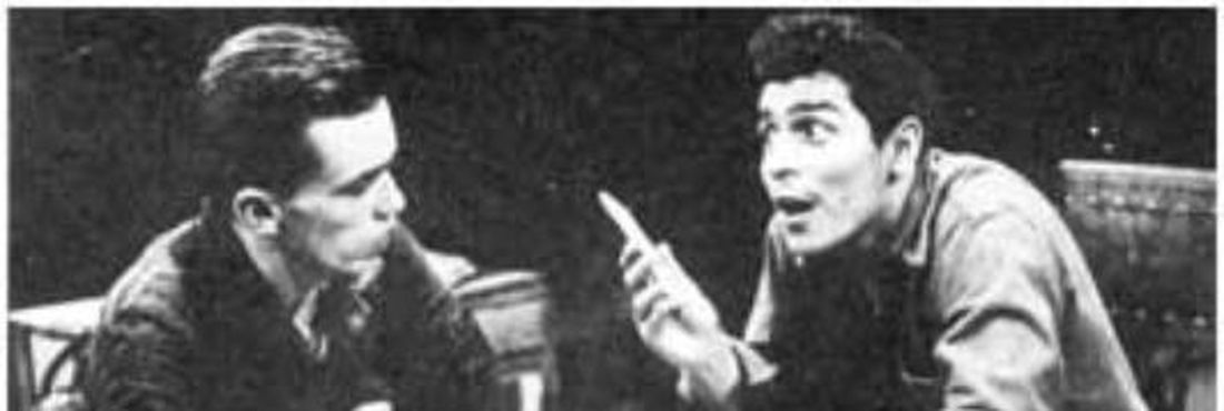 Gianfrancesco Guarnieri Guarnieri (esquerda) em cena da peça Eles não usam black-tie, produzido no Centro Popular de Cultura (CPC) da UNE.