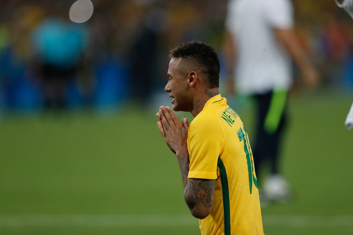 Fernando Frazão/Agência Brasil Rio de Janeiro - Brasil vence Alemanha e conquista primeiro ouro olímpico do futebol (Fernando Frazão/Agência Brasil)
