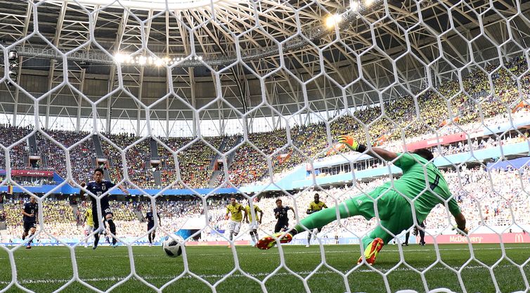 Copa 2018, Colômbia, Japão, Gol, Penalti  REUTERS/Jason Cairnduff