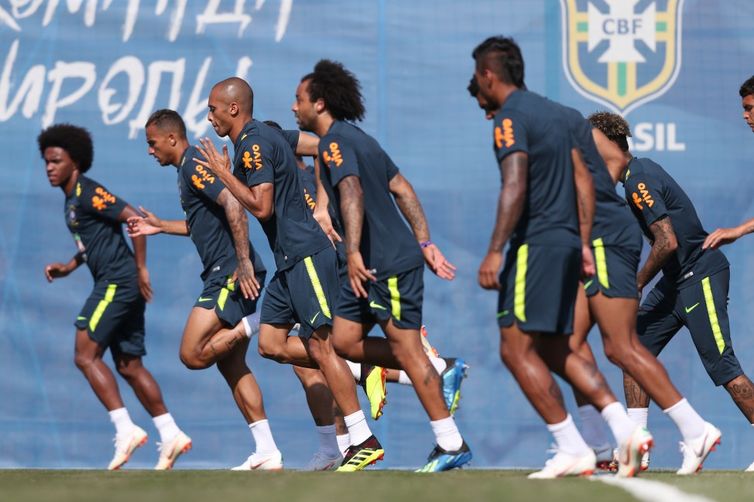 Treino invisível da seleção