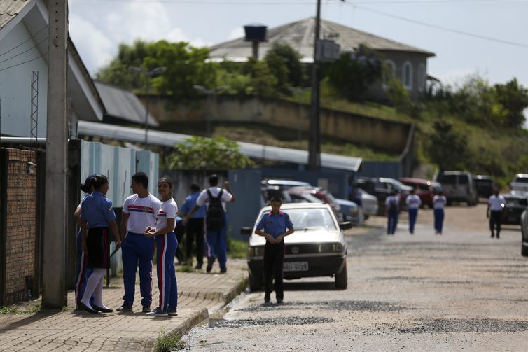 Ruas da cidade de Pacaraima.