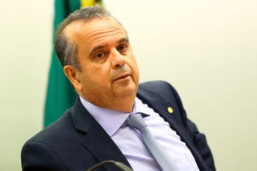  O secretário Especial de Previdência e Trabalho do Ministério da Economia, Rogério Marinho,  durante audiência pública na Comissão de Trabalho, Administração e Serviço Público da Câmara. 