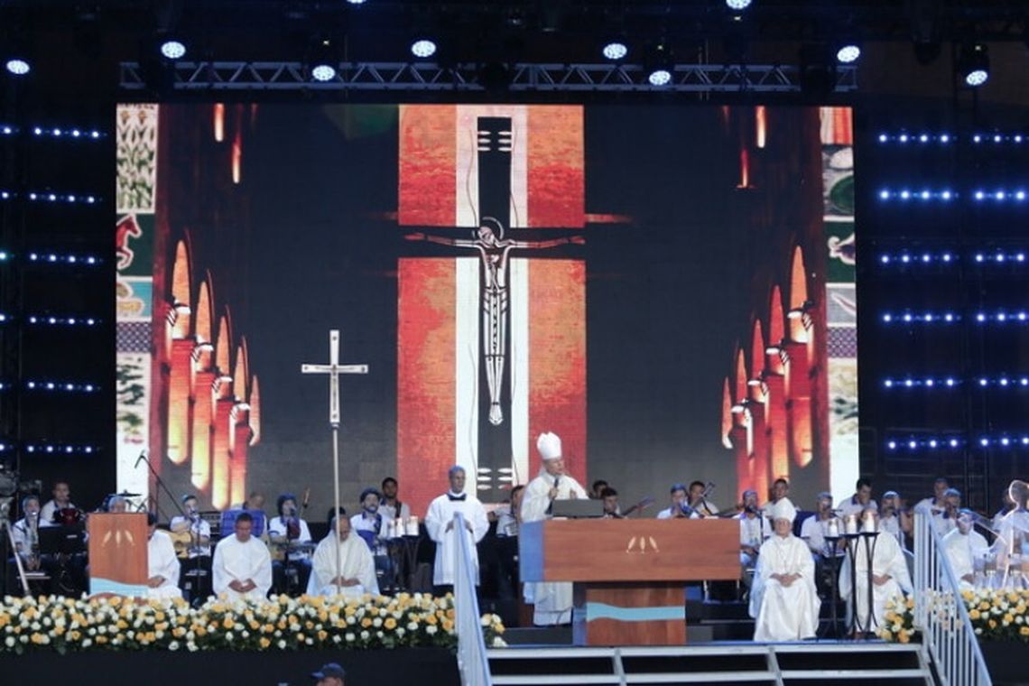 Felipe Guimarães/Santuário Nacional Aparecida (SP) - Missa de Nossa Senhora Aparecida no Santuário Nacional no dia da Padroeira do Brasil (Felipe Guimarães/Santuário Nacional)