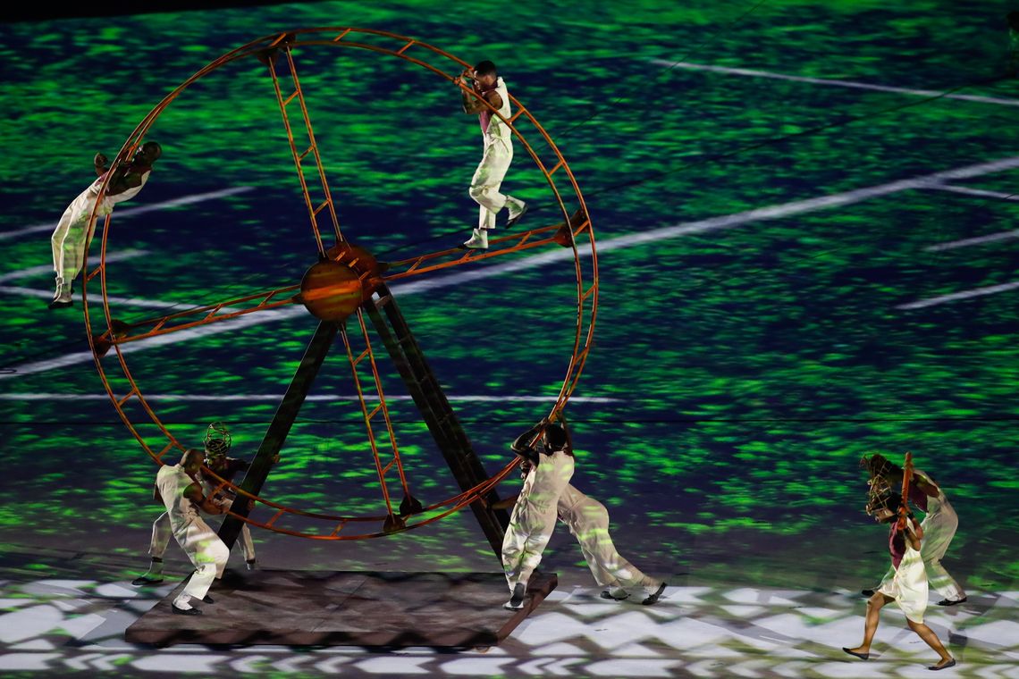 Fernando Frazão/Agência Brasil Rio de Janeiro - Cerimônia de abertura dos Jogos Olímpicos Rio 2016 no Estádio do Maracanã. (Fernando Frazão/Agência Brasil)