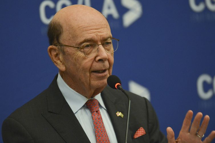  O secretário de Comércio dos Estados Unidos, Wilbur Ross, durante o Fórum Anual de Liderança em Infraestrutura da América Latina. 