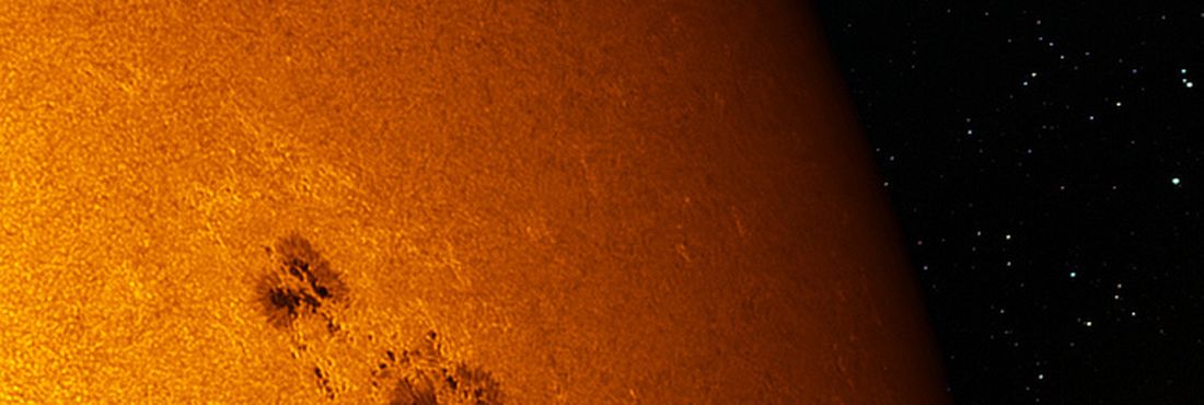 Mancha solar Manchas solares são a fonte das auroras boreais