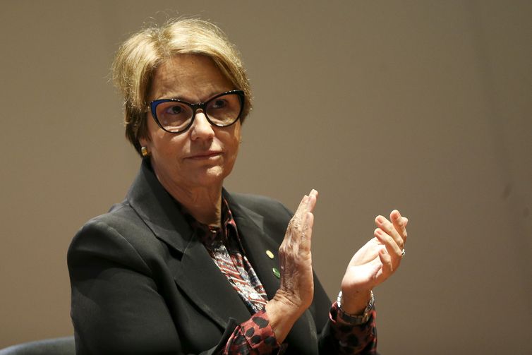 A ministra da Agricultura, Tereza Cristina, participa da abertura do seminário &quot;Boas práticas de fabricação e autocontrole&quot;