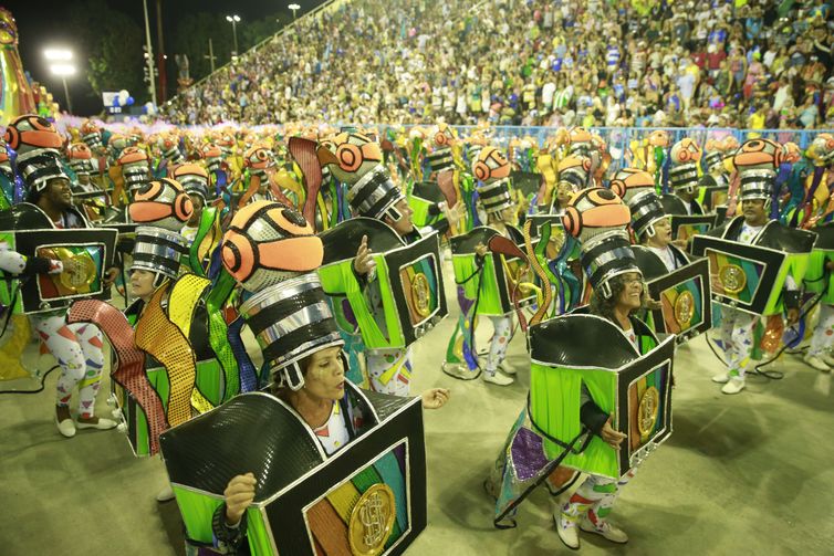 Desfile da São Clemente no Carnaval 2019 no Rio de Janeiro