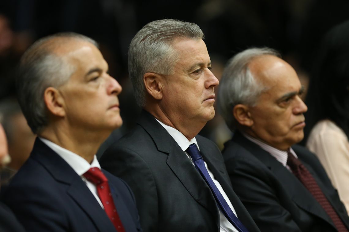 Fabio Rodrigues Pozzebom/Agência Brasil O ministro do Supremo Tribunal Federal (STF) Dias Toffoli toma posse no cargo de presidente da Corte.