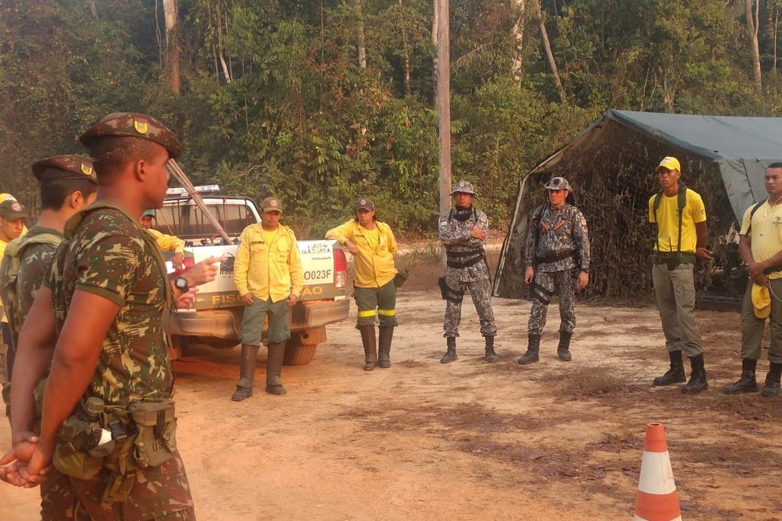 Op VERDE BRASIL/17 Operação de Garantia da Lei e da Ordem Verde Brasil sob a Coordenação da 17ª Brigada de Infantaria de Selva e com a participação de Órgãos Estaduais e Federais, para combate a incêndios em vegetação e repressão a delitos ambientais