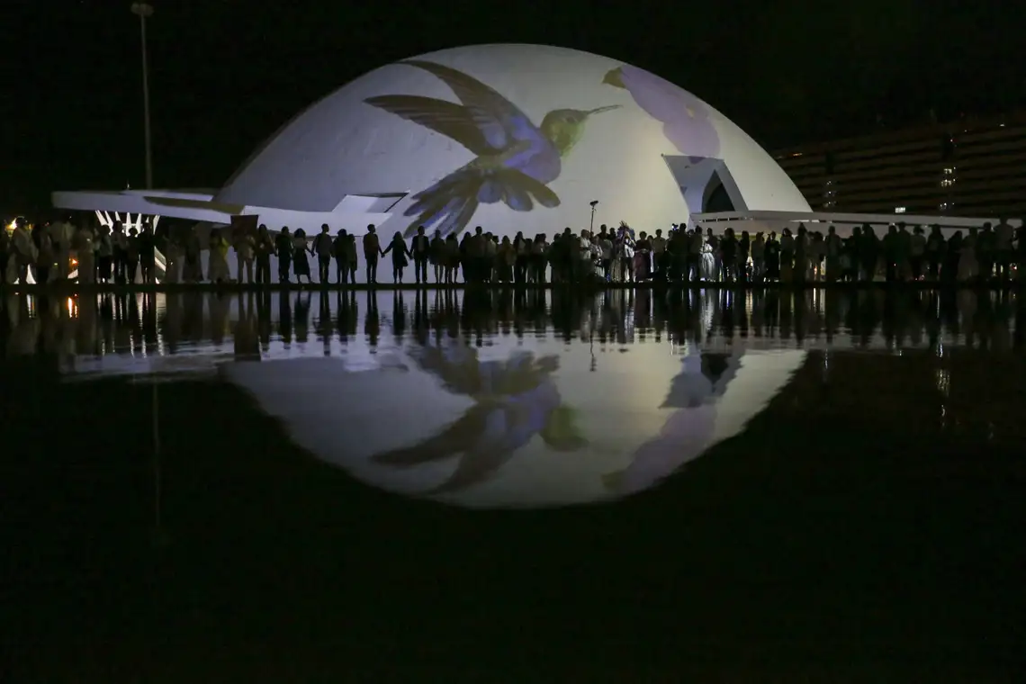 Fabio Rodrigues Pozzebom/Agência Brasil Brasília - Culto ecumênico de encerramento do Águas pela Paz - II Seminário Internacional Água e Transdisciplinaridade no espelho d´água do Museu da República (Fabio Rodrigues Pozzebom/Agência Brasil)