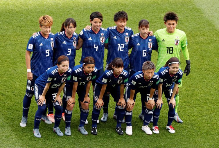 Seleção do Japão na Copa do Mundo de Futebol Feminino - França 2019. 