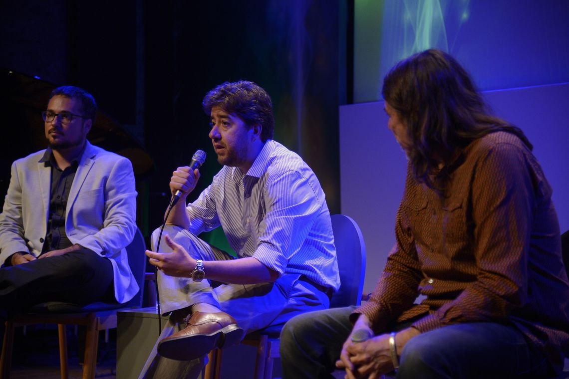 Tomaz Silva/Agência Brasil O gerente de patrocínios e eventos da Petrobras, Diego Pila, fala durante lançamento do edital de patrocínio Petrobras Música em Movimento 2018, que vai selecionar projetos musicais a serem patrocinados pela companhia.