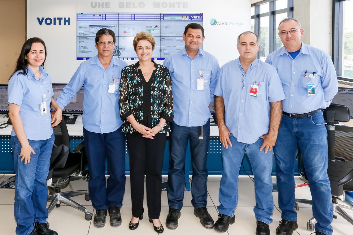 Roberto Stuckert Filho/PR Vitória do Xingu (PA) - Presidenta Dilma Rousseff durante cerimônia que marca início da operação comercial da Usina Hidrelétrica de Belo Monte (Roberto Stuckert Filho/PR)