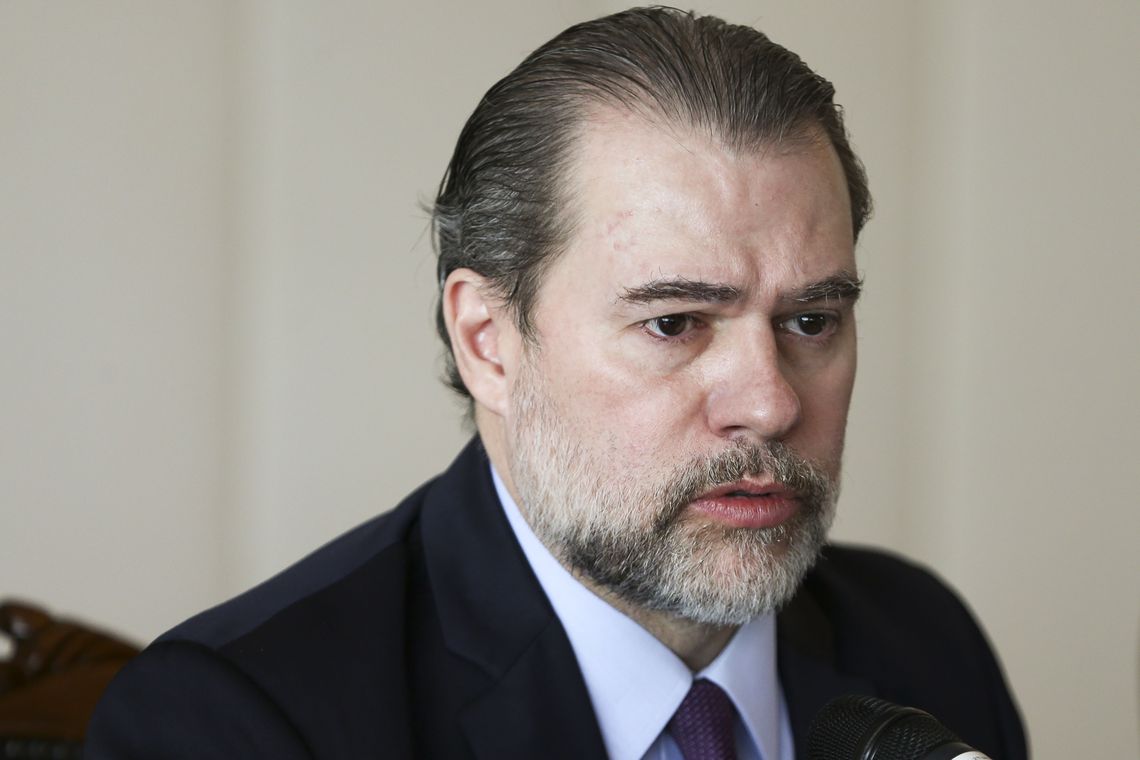 Marcelo Camargo/Agência Brasil O presidente do Supremo Tribunal Federal (STF), Dias Toffoli, se reúne com os presidentes dos Tribunais de Justiça de todo o país.