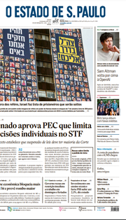 Capa do Jornal O Estado de S. Paulo Edição 2023-11-23