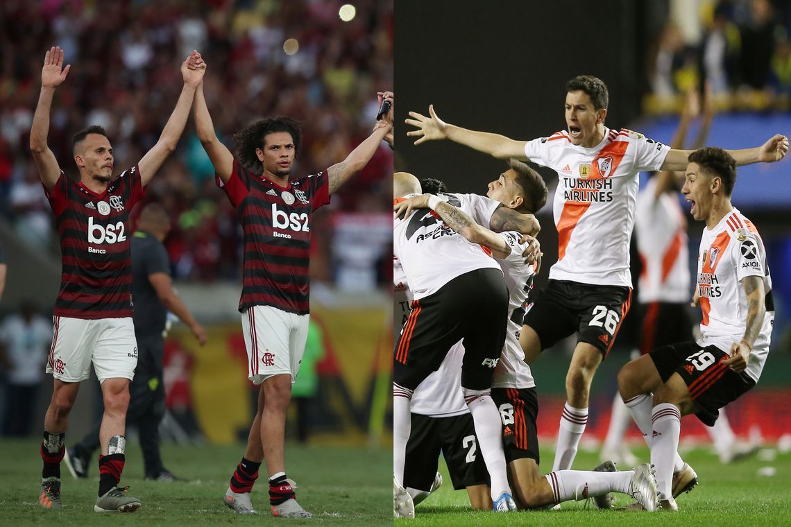 Flamengo e River Plate, Libertadores