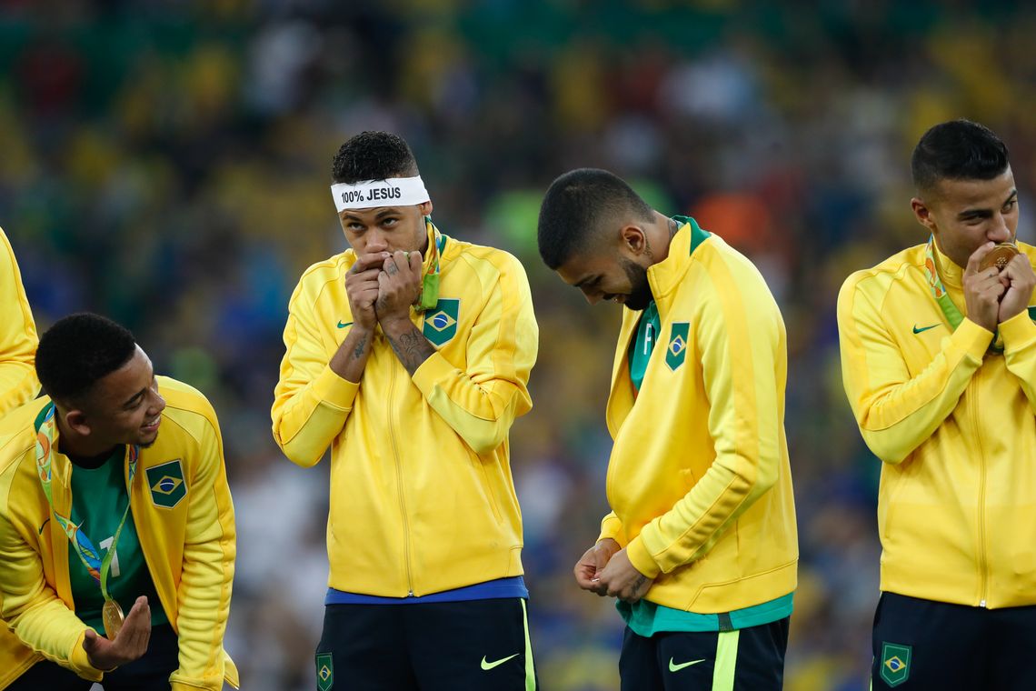 Fernando Frazão/Agência Brasil Rio de Janeiro - Brasil vence Alemanha e conquista primeiro ouro olímpico do futebol (Fernando Frazão/Agência Brasil)