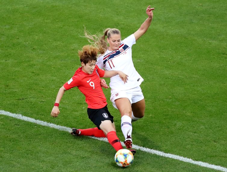 Coreia do Sul x Noruega na Copa do Mundo de Futebol Feminino - França 2019