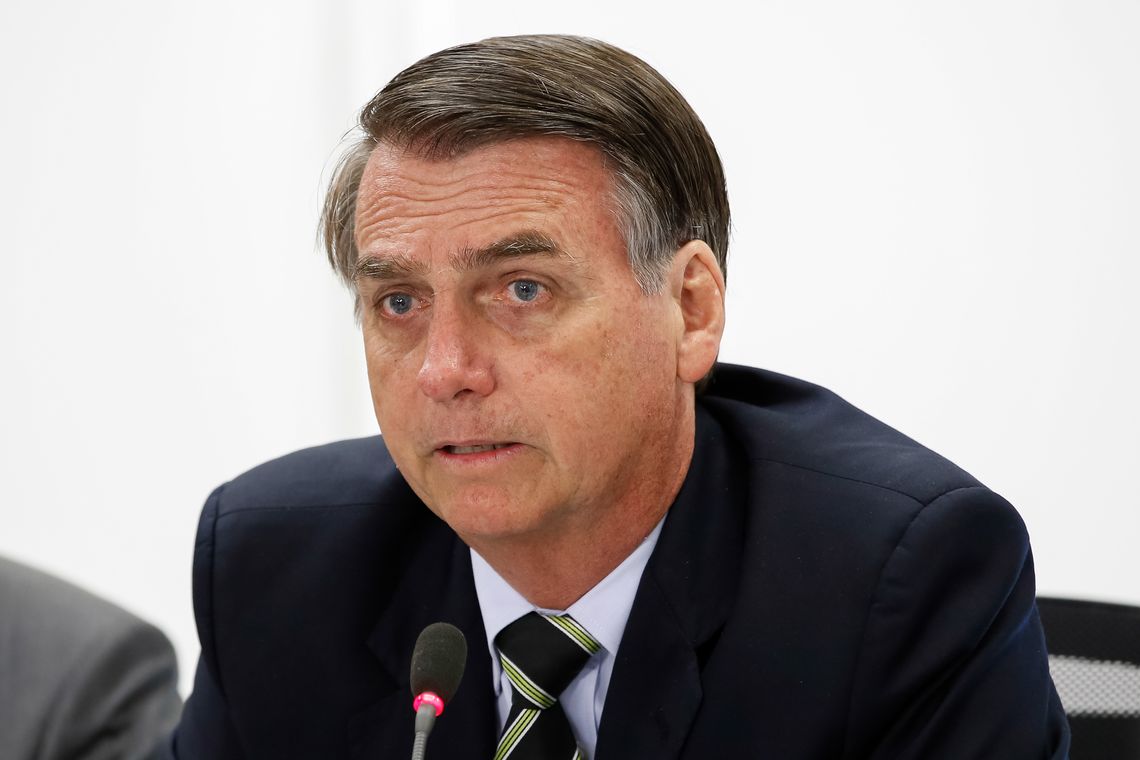Presidente da República, Jair Bolsonaro durante Reunião do Conselho de Governo.