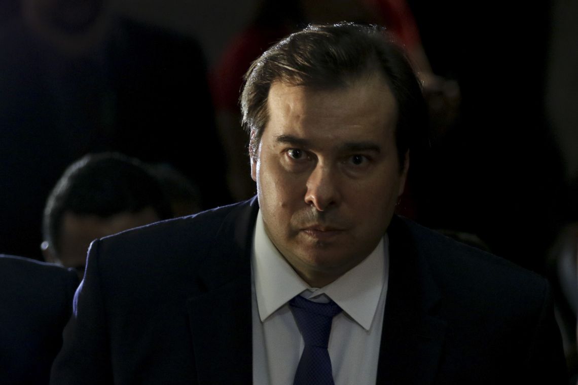 O presidente da Câmara dos Deputados, Rodrigo Maia, recebe governadores para tratar da reforma da Previdência.