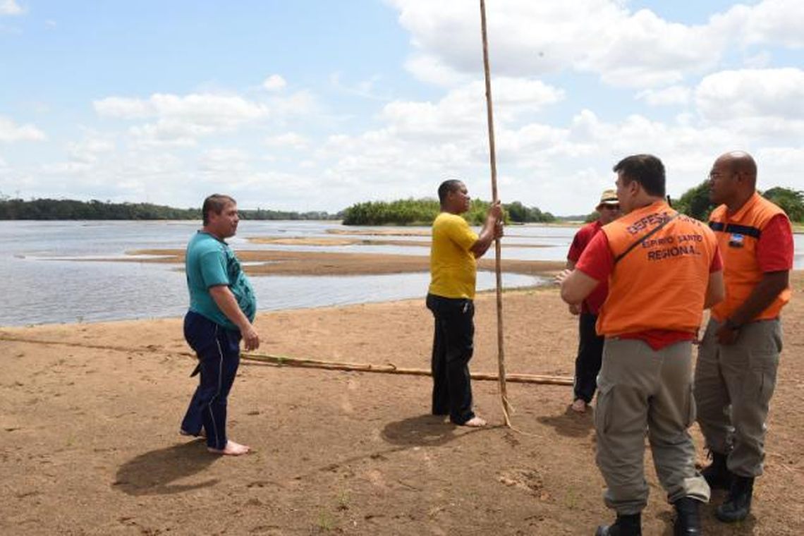 Fred Loureiro - Secom - ES/Divulgação Vitória (ES) - Ribeirinhos do município de Colatina estão sendo notificados sobre os perigos da onda de lama decorrente do rompimento das barragens de rejeitos em Mariana (MG) (Fred Loureiro - Secom - ES/Divulgação)