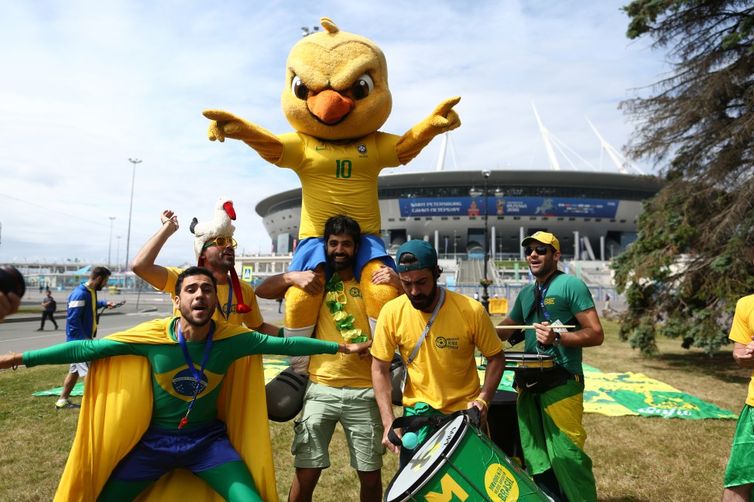 A SeleÃ§Ã£o Brasileira enfrenta a Costa Rica, Ã s 9h, no EstÃ¡dio de SÃ£o Petersburgo, onde, Ã s 9h