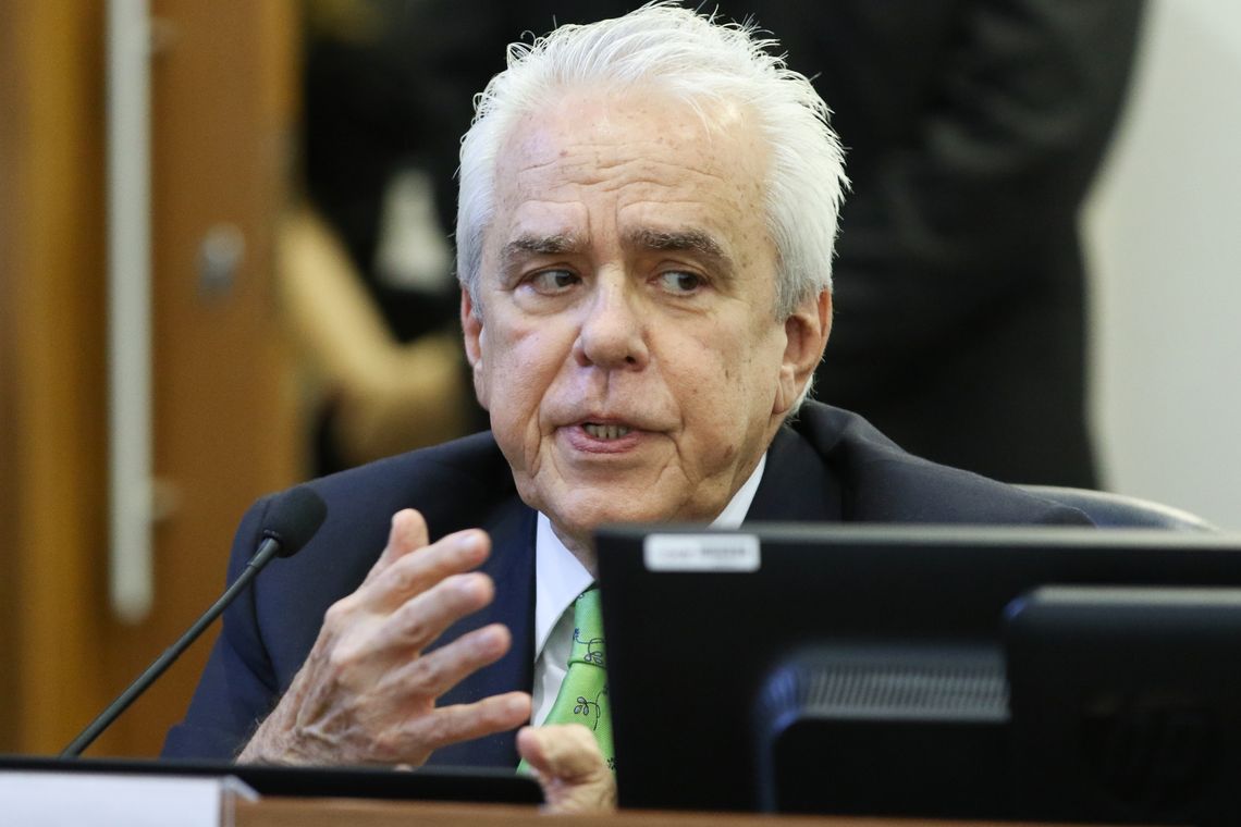 Fabio Rodrigues Pozzebom/Agência Brasil O presidente da Petrobras, Roberto Castello Branco, durante assinatura no Cade de Termo de Cessação de Conduta (TCC) relacionado às atividades de refino da Petrobras.