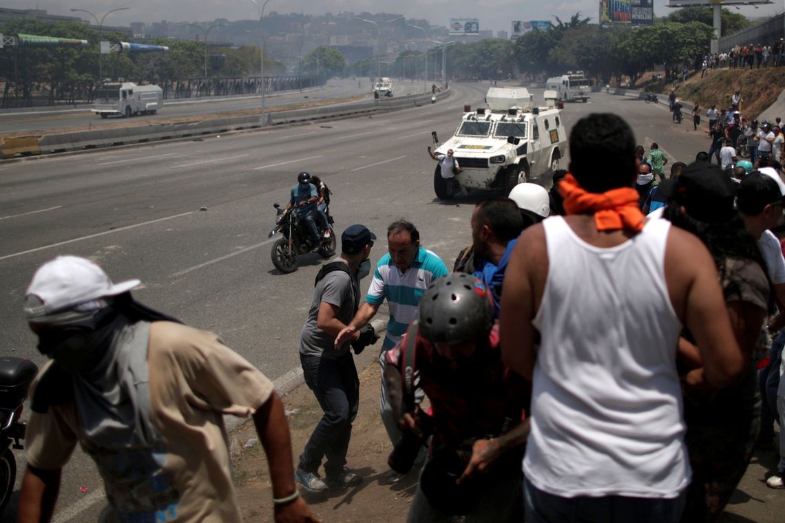 AVenezuela, manifestações, golpe