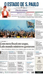 Capa do Jornal O Estado de S. Paulo Edição 2023-11-04
