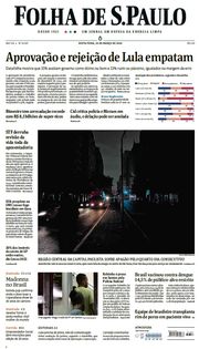 Capa do Jornal Folha de S. Paulo Edição 2024-03-22