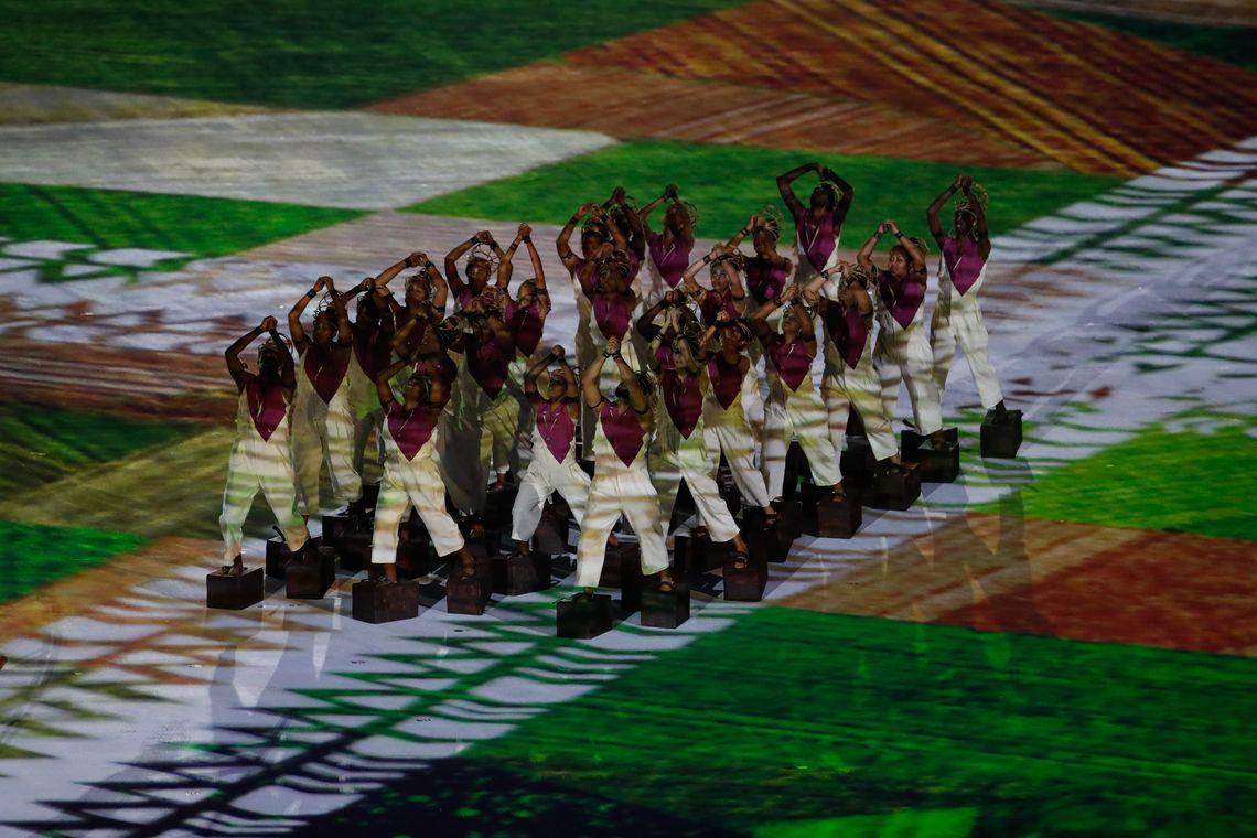 Fernando Frazão/Agência Brasil Rio de Janeiro - Cerimônia de abertura dos Jogos Olímpicos Rio 2016 no Estádio do Maracanã. (Fernando Frazão/Agência Brasil)