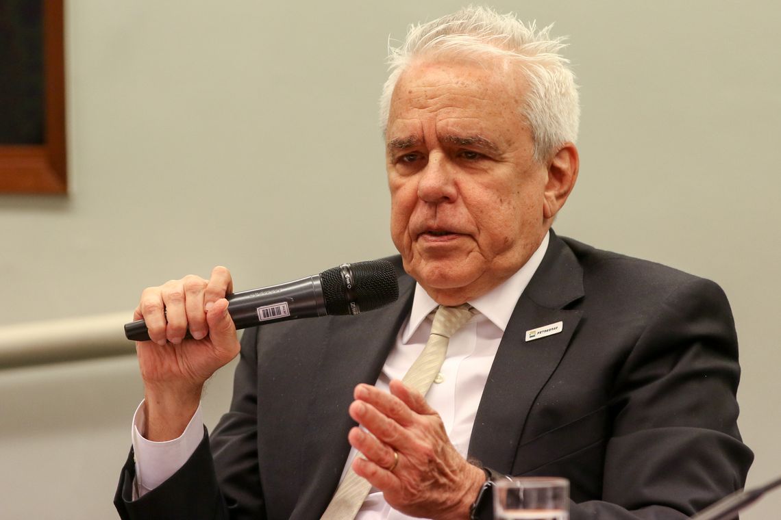 Fabio Rodrigues Pozzebom/Agênci O presidente da Petrobras, Roberto Castello Branco, participa de audiência pública na Comissão de Fiscalização Financeira e Controle da Câmara dos Deputados