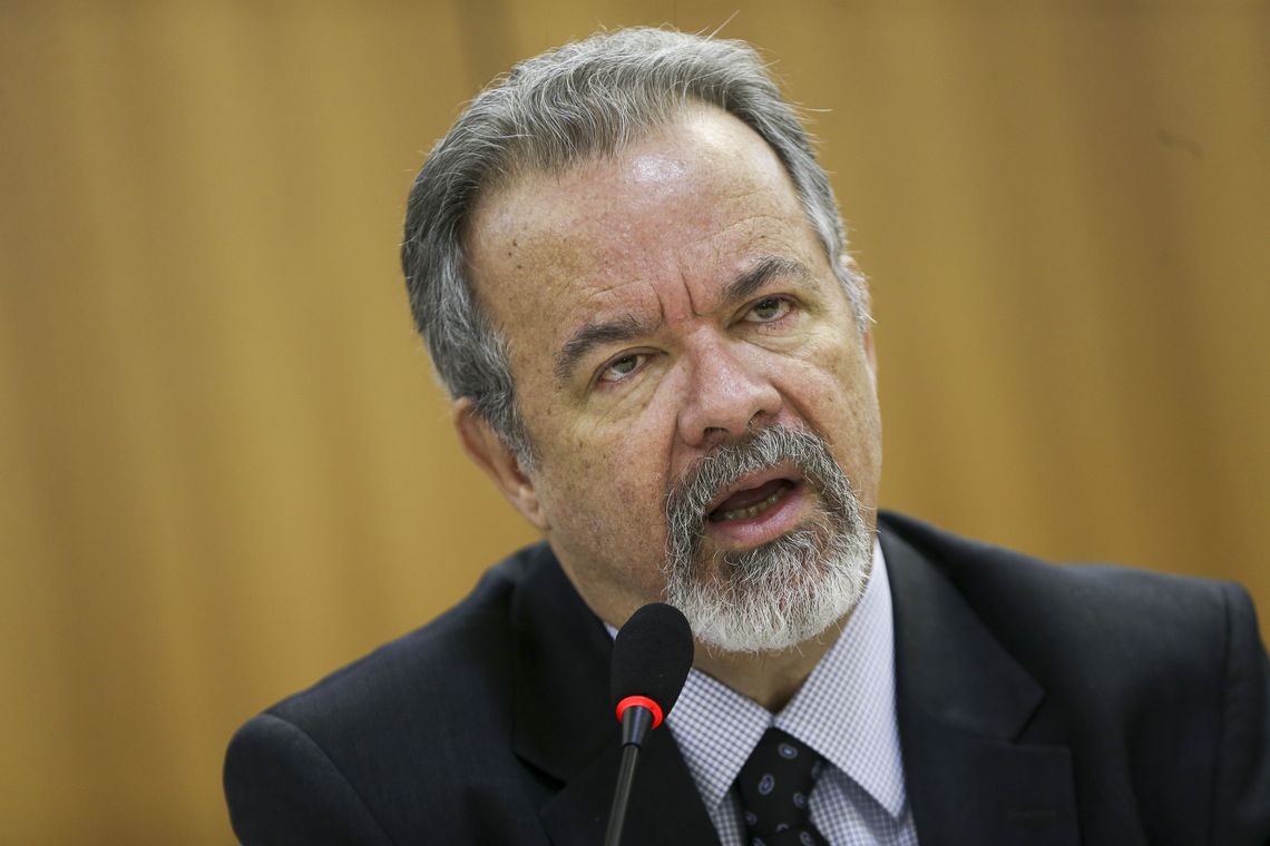 Marcelo Camargo/Agência Brasil O ministro da Segurança Pública, Raul Jungmann durante entrevista coletiva.