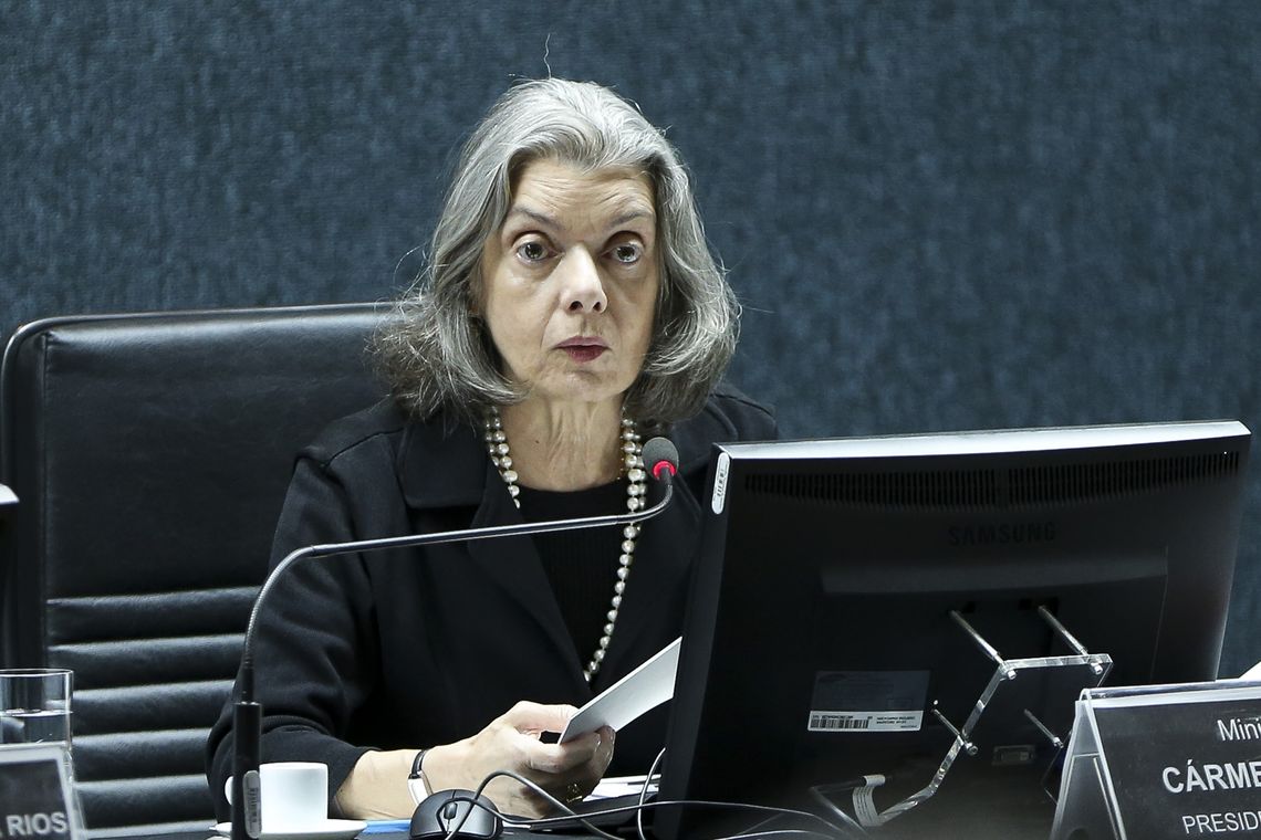 Marcelo Camargo/Agência Brasil/Agência Brasil Brasília - A ministra Cármen Lúcia preside sessão do Conselho Nacional de Justiça (CNJ).