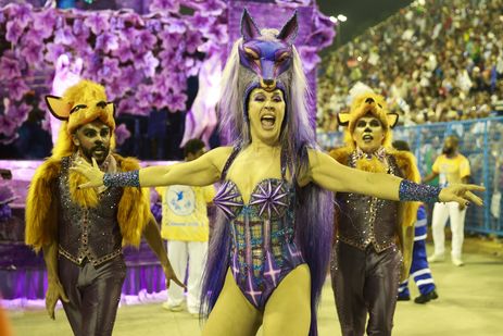 Desfile da Beija-Flor de Nilópolis no Carnaval 2019 no Rio de Janeiro