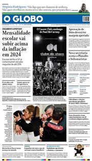 Capa do Jornal O Globo Edição 2023-11-29