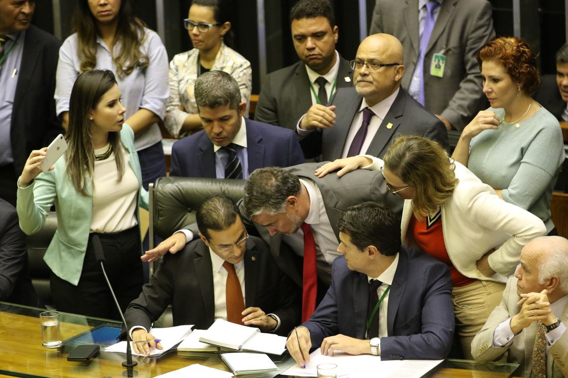 Fabio Rodrigues Pozzebom/Agênci O ministro da Educação, Abraham Weintraub, na Câmara dos Deputados para detalhar como será feito o bloqueio de verbas de universidades públicas e institutos federais