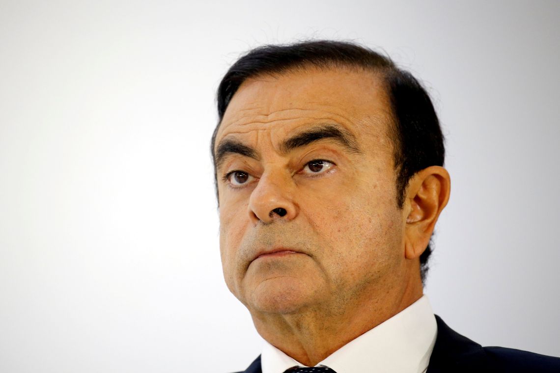 FILE PHOTO: Carlos Ghosn, chairman and CEO of the Renault-Nissan-Mitsubishi REUTERS/Regis Duvignau/File Photo