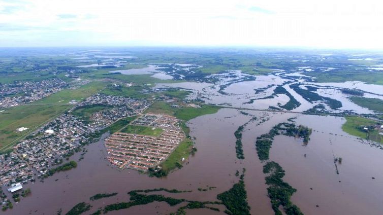 Município de Alegrete após adversidade meteorológica 