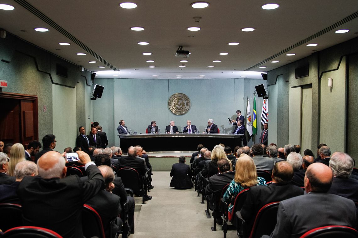Beto Barata/Pr São Paulo - O presidente Michel Temer participa da cerimônia de abertura da sessão plenária da Federação das Associações Comerciais do Estado de São Paulo (Beto Barata/PR)