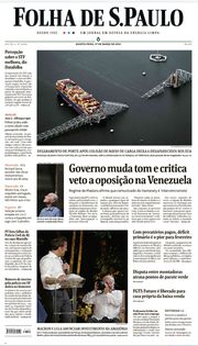 Capa do Jornal Folha de S. Paulo Edição 2024-03-27