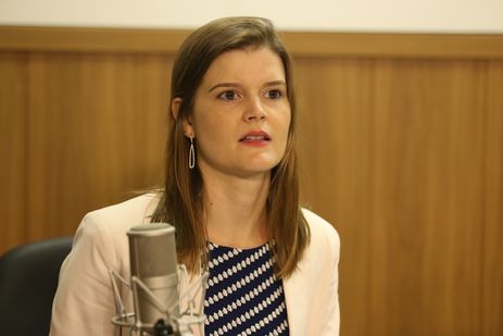 BrasÃlia - A chefe da Assessora Especial da Casa Civil da Presidência da República, Martha Seillier, no programa A Voz do Brasil, sobre a Reforma Trabalhista (Valter Campanato/Agência Brasil)