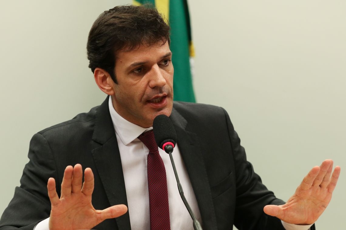Fabio Rodrigues Pozzebom/Agência Brasil O ministro do Turismo, Marcelo Álvaro Antônio, participa da comissão de cultura da Câmara dos Deputados