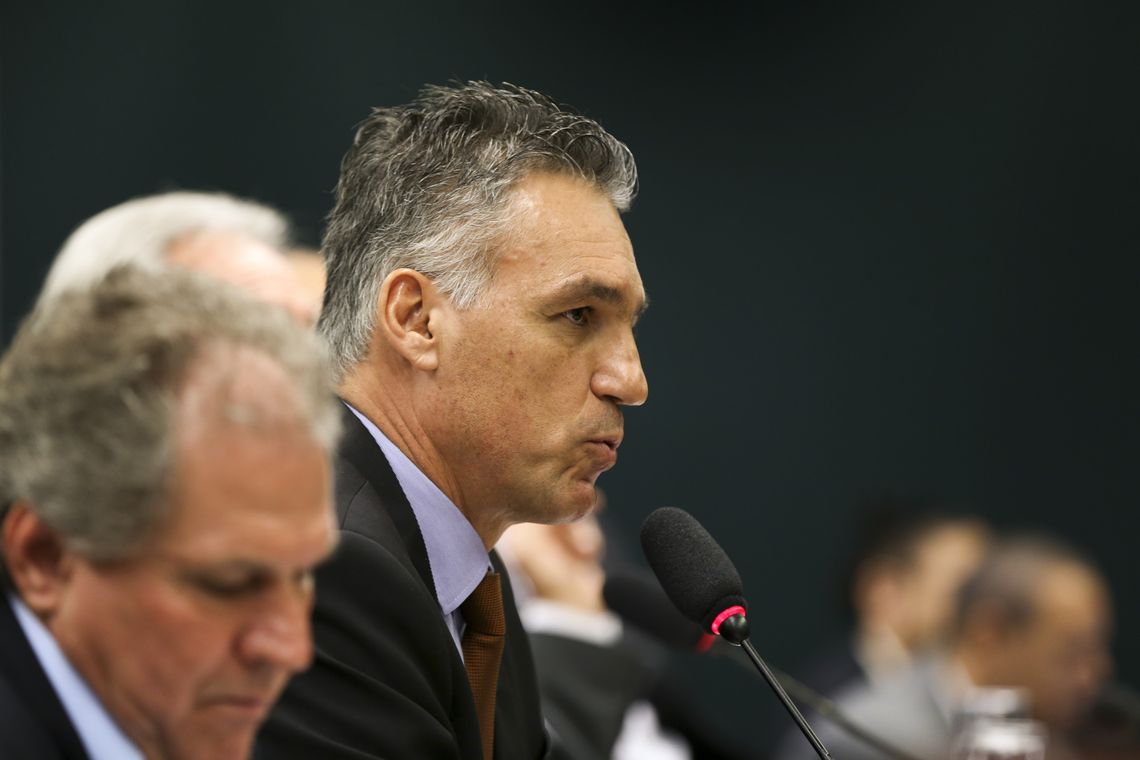 Marcelo Camargo/Agência Brasil Brasília - O presidente dos Correios, Guilherme Campos, participa de audiência conjunta das comissões de Ciência, Tecnologia, Comunicação e Informática; de Direitos Humanos e Minorias; de Finanças e Tributação; e de Integração Nacional,