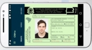CNH digital (Divulgação/Detran-DF)/Divulgação/Detran-DF CNH digital (Divulgação/Detran-DF)
