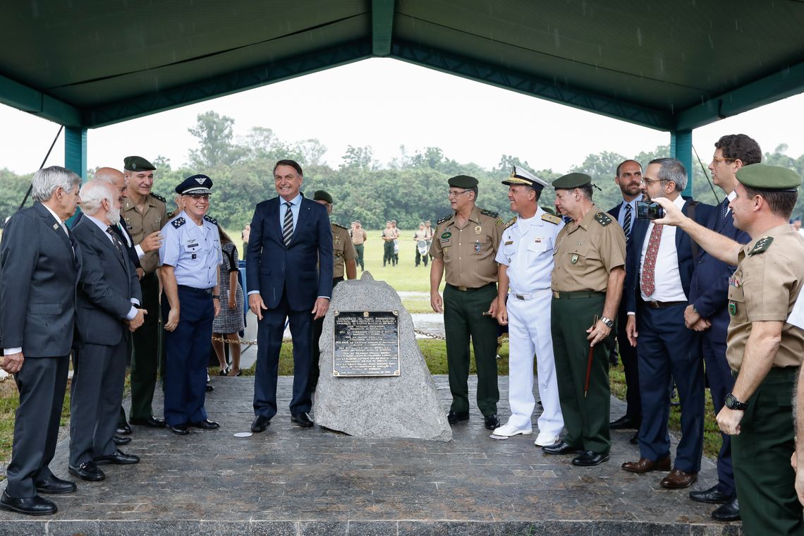 Em São Paulo, presidente Bolsonaro participa da cerimônia de início das obras do 14° Colégio Militar do país 1