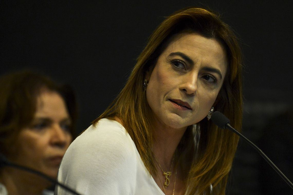 Marcelo Camargo/Agência Brasil A senadora Soraya Thronicke, durante o Seminário Declaração de Direitos de Liberdade Econômica - Debates sobre a MP 881/19.